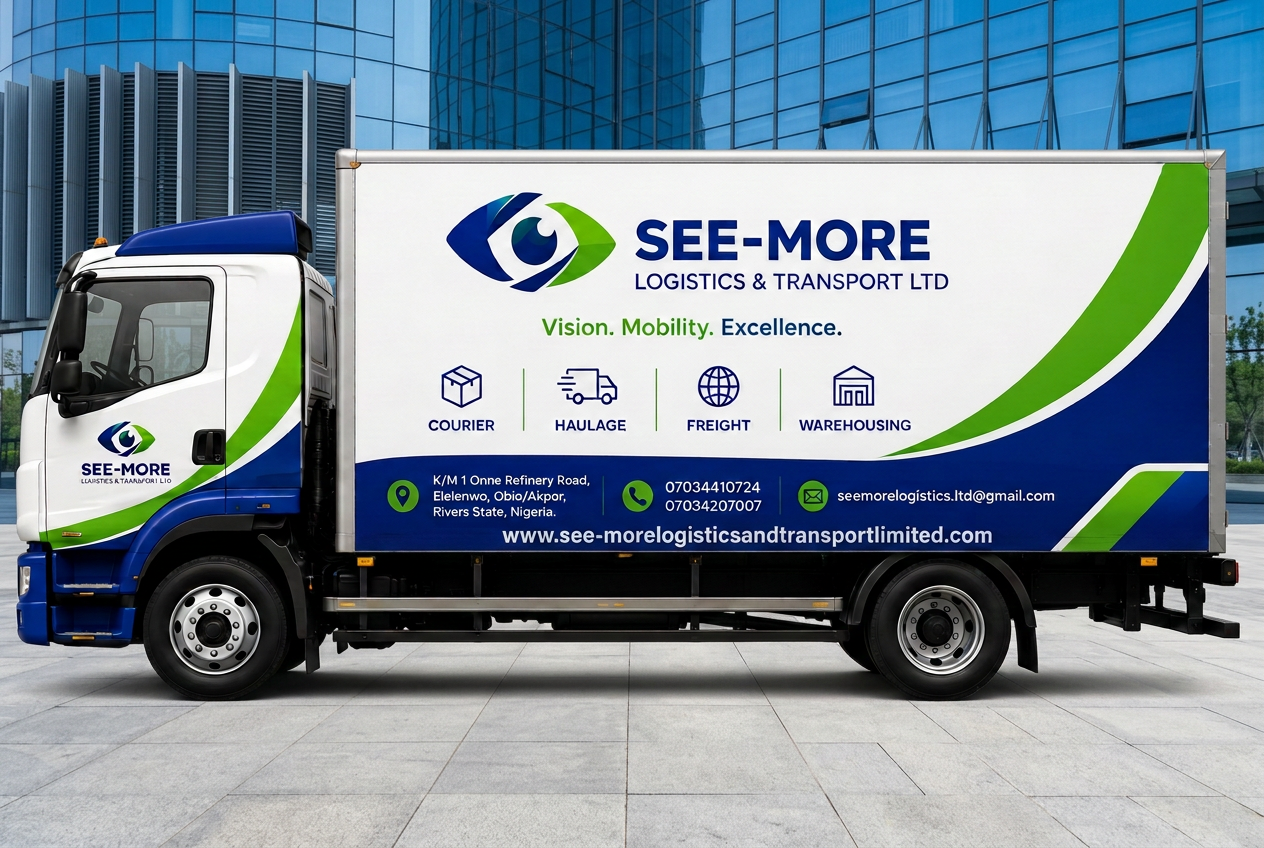 SEE-MORE Logistics Branded Box Truck